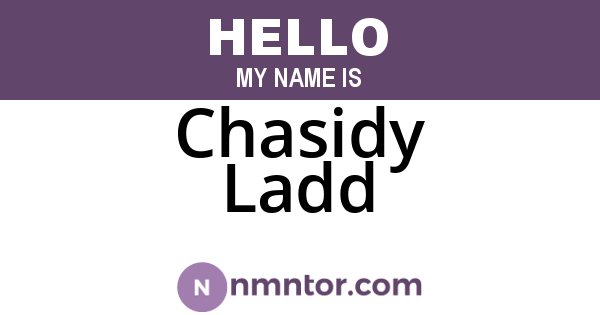 Chasidy Ladd