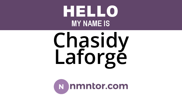 Chasidy Laforge