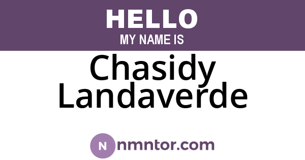 Chasidy Landaverde
