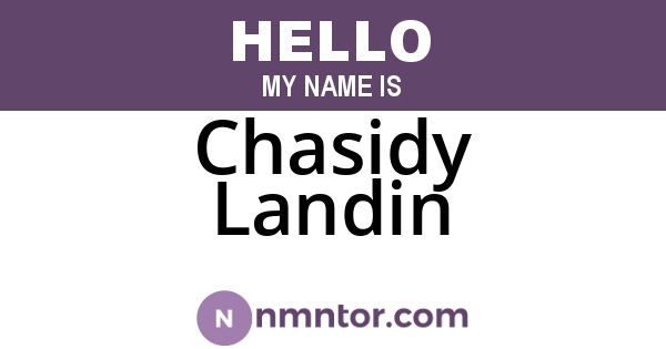 Chasidy Landin