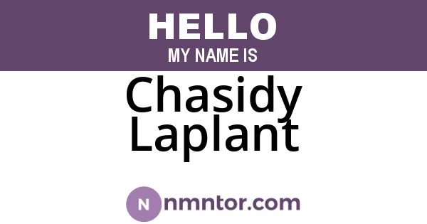 Chasidy Laplant