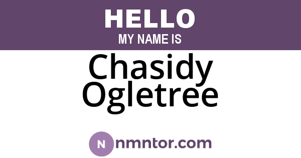 Chasidy Ogletree