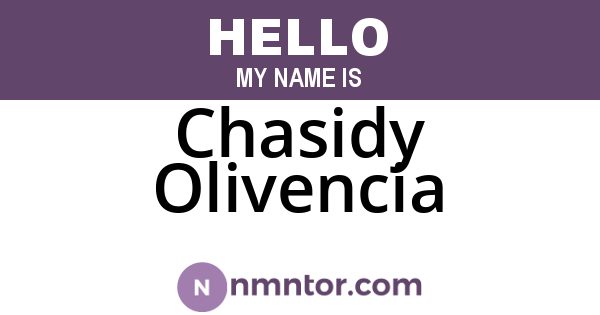 Chasidy Olivencia