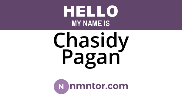 Chasidy Pagan