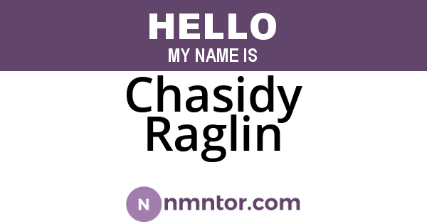 Chasidy Raglin