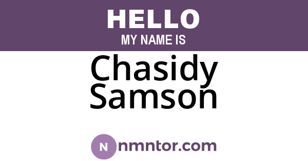 Chasidy Samson