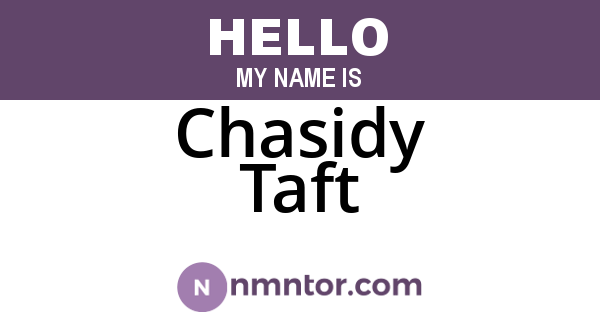 Chasidy Taft