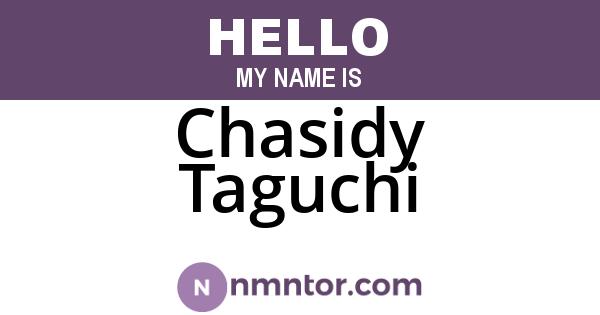 Chasidy Taguchi