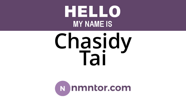 Chasidy Tai