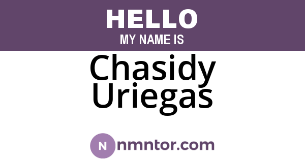 Chasidy Uriegas
