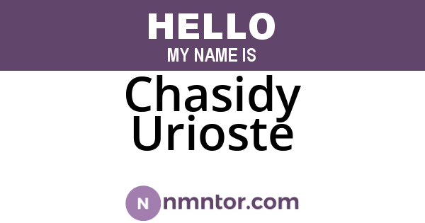 Chasidy Urioste