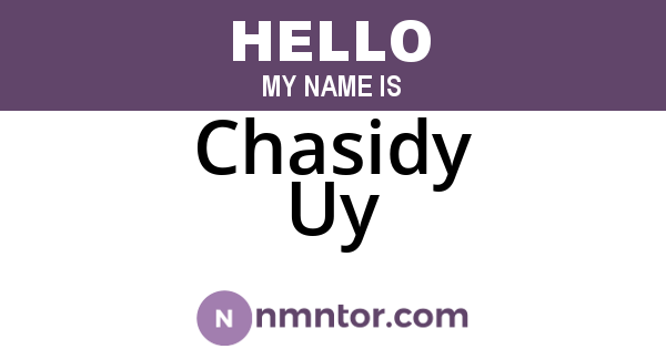 Chasidy Uy