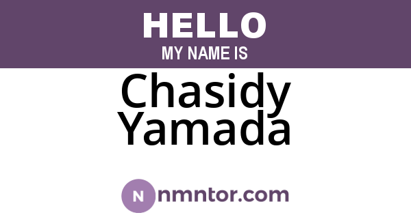 Chasidy Yamada