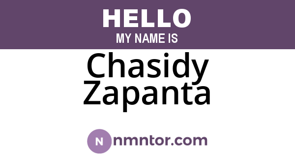 Chasidy Zapanta