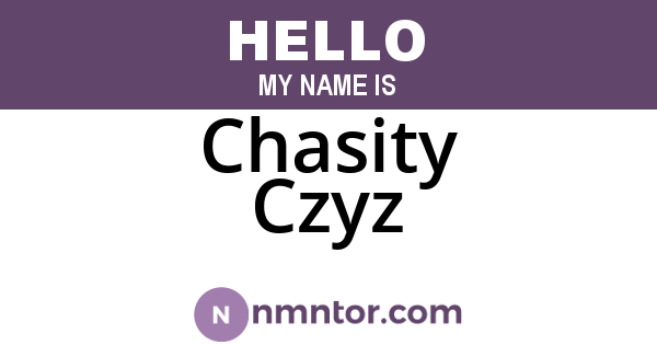 Chasity Czyz