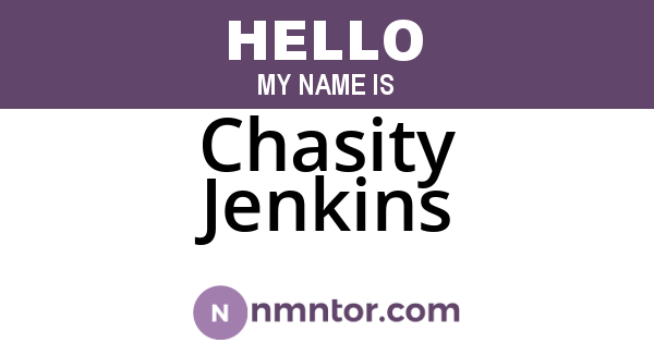Chasity Jenkins