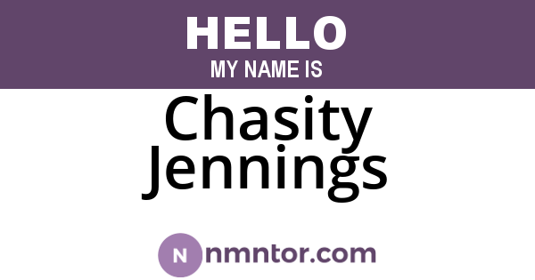 Chasity Jennings