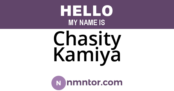 Chasity Kamiya