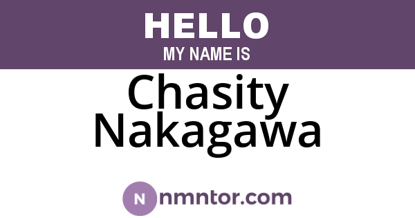 Chasity Nakagawa