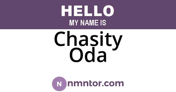 Chasity Oda