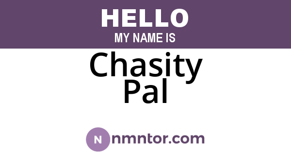 Chasity Pal