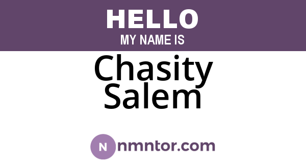 Chasity Salem