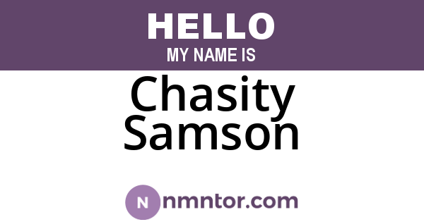 Chasity Samson