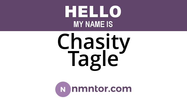 Chasity Tagle