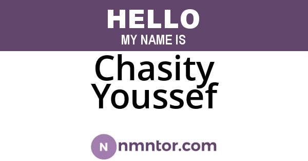 Chasity Youssef