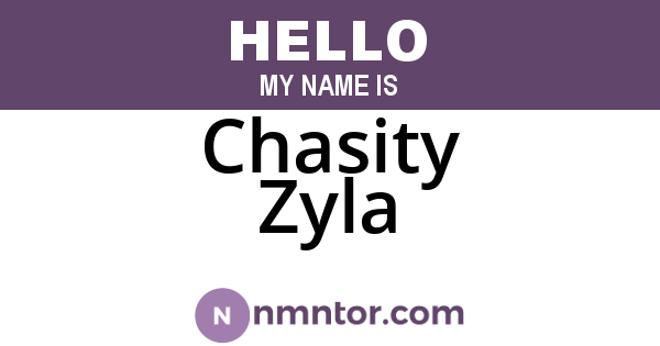 Chasity Zyla