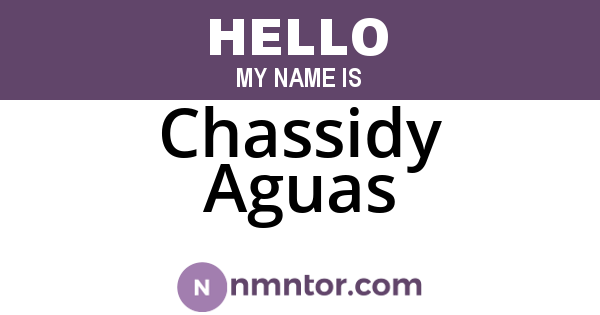 Chassidy Aguas