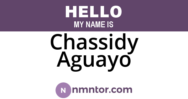 Chassidy Aguayo