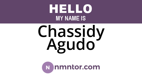 Chassidy Agudo