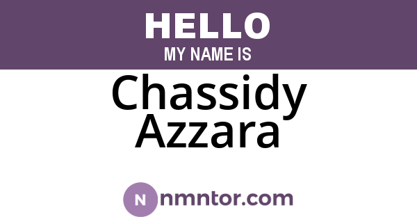 Chassidy Azzara