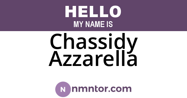 Chassidy Azzarella