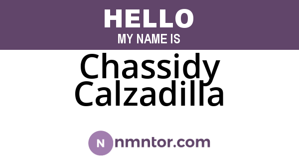 Chassidy Calzadilla