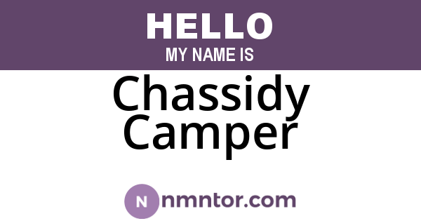 Chassidy Camper