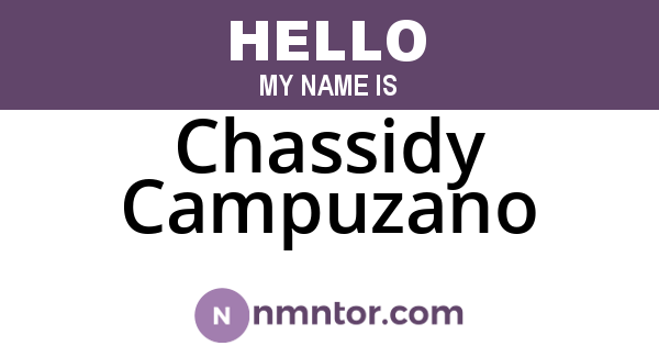 Chassidy Campuzano