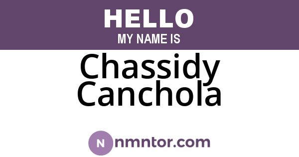 Chassidy Canchola