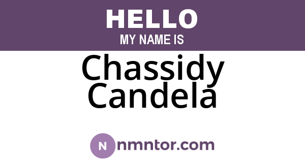 Chassidy Candela