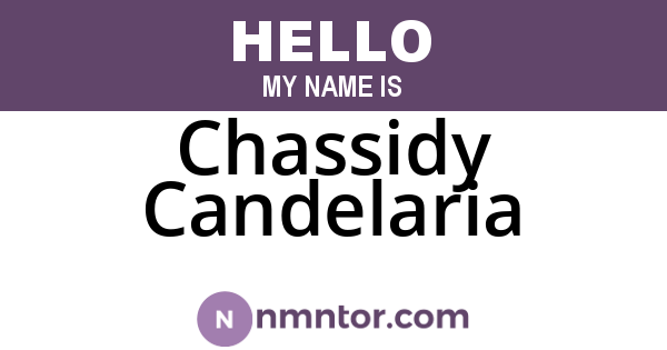 Chassidy Candelaria