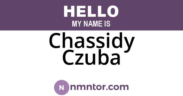 Chassidy Czuba