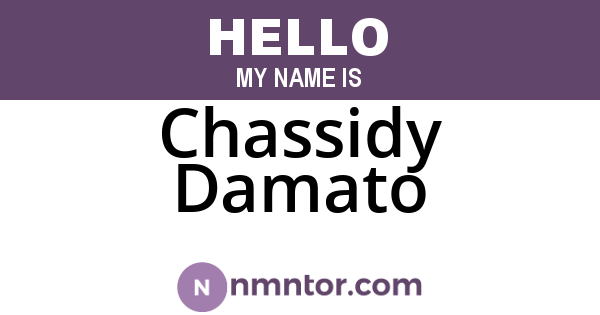 Chassidy Damato