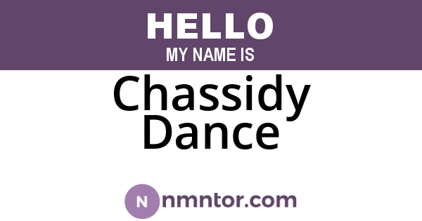 Chassidy Dance