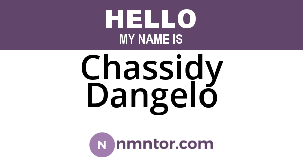 Chassidy Dangelo