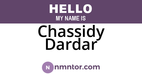Chassidy Dardar