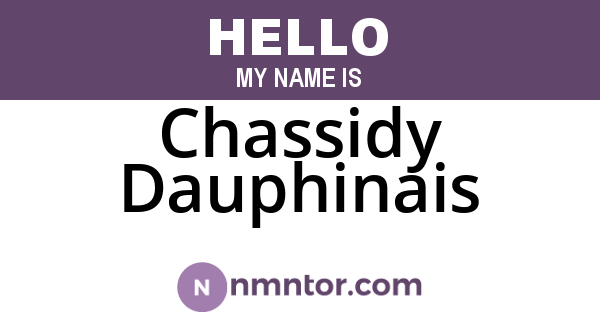 Chassidy Dauphinais