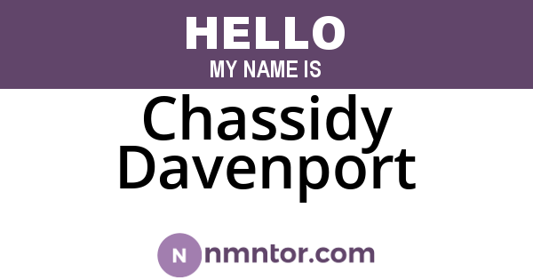 Chassidy Davenport