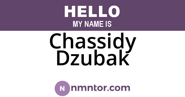 Chassidy Dzubak