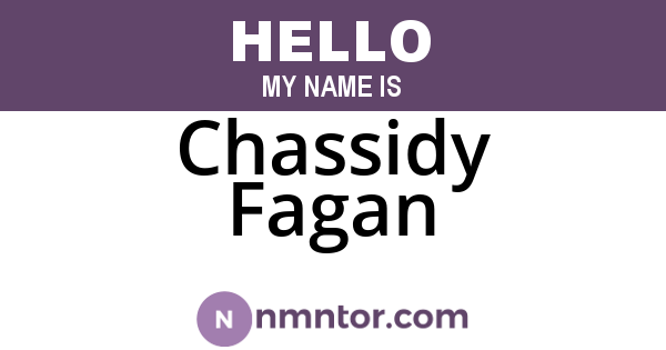 Chassidy Fagan